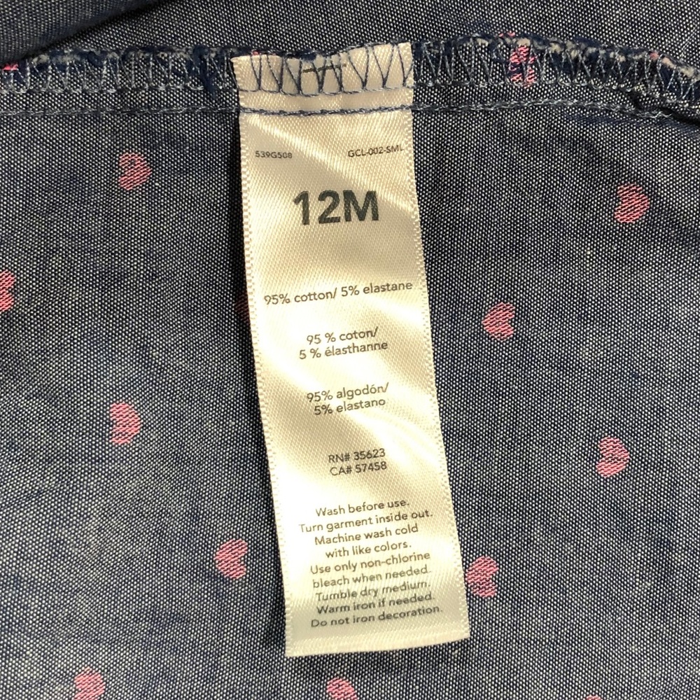 Carter’s Shirt Size12M - Picture 4 of 4